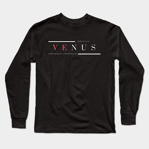 Minimalist Exotic Plant Design: Natural and Sophisticated Style -Venus flytrap Long Sleeve T-Shirt by UNKNOWN COMPANY